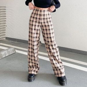 Lulus Plaid Pants